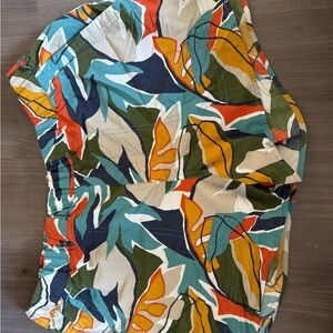 REI Multicolor Leaf Pattern Shorts